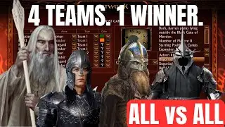 BFME 1 2.22 | Ultimate 4-Team FFA War! Mausser & Boki vs Everyone
