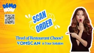 VOMSCAN Demo: Future of Contactless Dining for Your Restaurant || Scan QR Codes for Instant Menus!