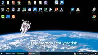 Telegramda quizbot orqali test tuzing.