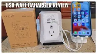 Qinlianf USB Wall Charger 5 Outlet Extender Power Strip Surge Protector Review