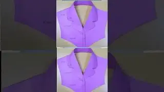 viral shirt collar cutting 😮 easy tips #shortvideo