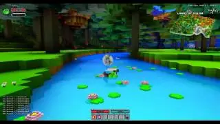Cube world - Basic gameplay (combat)
