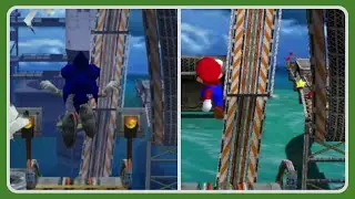 Mario acaba en Sonic Adventure 2 | Mario Adventure 2 (Mario 64 Rom Hack)
