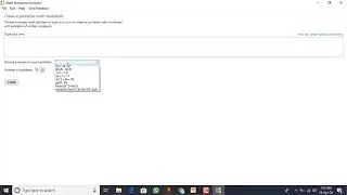 Math Worksheet Generator ICT Tool Software Introduction