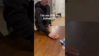 Can AirPods fly???? #kickflip #foryou #airpods