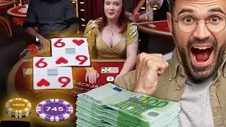 LIVE BLACKJACK &ndash; I RAISED THE BET AND HIT A HUGE SIDEBET!
