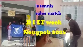 First  day D I E T week Nongpoh 2025