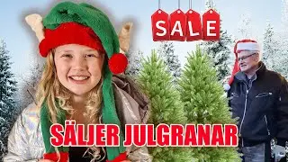 🎄✨ S&auml;ljer Julgranar med Farfar &ndash; Och Jagar Jultomten! 😂🎅