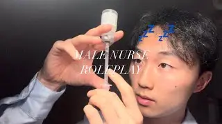 ASMR night nurse takes care of you | comprehensive full body exam, personal attention + for sleep