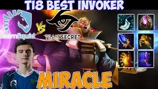 Miracle - Invoker Gameplay Team Liquid vs Team Secret Game 2 | TI8 Main Event