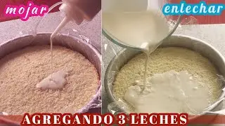 COMO MOJAR  O ENLECHAR EL PASTEL DE TRES LECHES TIPS (INCLUYE MEZCLA  TRES LECHES)