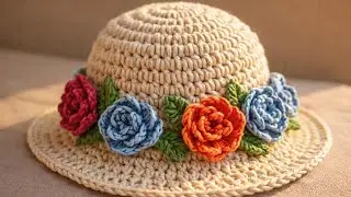 🧶 handmade cap banane ka iji tarika 4 say 5 month ke baby ke
