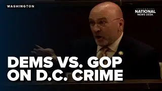 Sparks fly between Dems, Republicans at DC crime bill debate