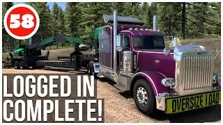 ATS | Logged In Achievement - Forestry Machinery DLC | American Truck Simulator Career | Episode 58