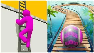 Ladder Master 3D VS Fun Race 3D (New Update, NO ADS), Max Level Android iOS Gameplay level 129