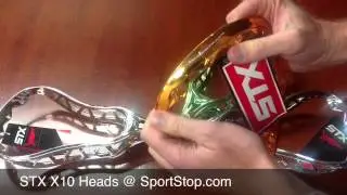 STX Chrome X10 Lacrosse Head - closeout sale @ SportStop.com