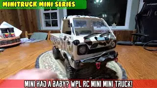 Mini-Truck (SE07 E05) BIRTH OF A MINITRUCK 4X4 conversion WPL RC MiniTruck Kei Truck D12 Mod Snow