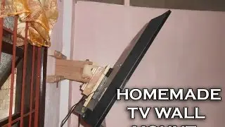 Homemade TV Wall Mount