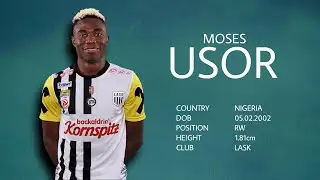 MOSES USOR - Higlights Video 2024 - RW, LW - LASK LINZ