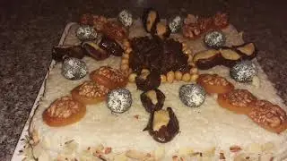 سفة الروز بالحليب المركز والفواكه المجففة كتشهي