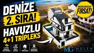 MÜSTAKİL YÜZME HAVUZLU 4+1 TRİPLEKS VİLLA. KOCAALİ  / SAKARYA. MELEN GAYRİMENKUL 542 264 22 00