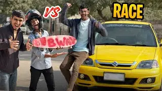 MY MODIFIED CAR VS SKATEBOARD 😱 | DRAG RACE CHALLENGE🚗 | OSAIREEM KHAN VLOGS | 