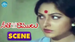 Seetha Ramulu Movie Scenes - Workers Hurt Jayaprada || Krishnam raju