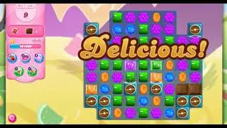 Candy Crush Saga Level #189 NO BOOSTERS | interesting level