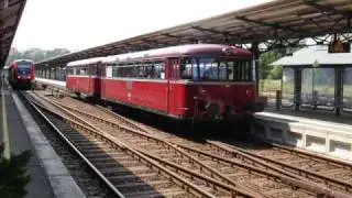 Train  around East German Czech border