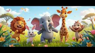 Les Plus Belles Chansons Pour Enfants 2025  | Dessin anim&eacute; 2025  :  Danse de la Plaine Verte🌈✨
