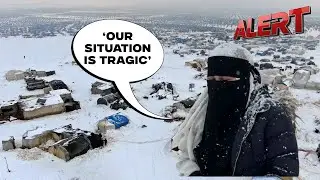 Snowstorms Worsen Misery at Syria&rsquo;s Displacement Camp, Displaced Families Battle Winter | ALERT News