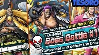 OPBR tips and tricks TESORO Boss Battle Strategy - One Piece Bounty Rush 3.5 Anniversary 4K QUALITY