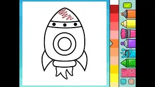 | Paint Kids Paint | Rocket Painting for kids
