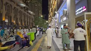 مساء جميل في المسجد الحرام وشارع إبراهيم الخليل