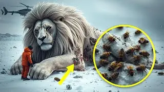 Incredible Rescue: Lion Family Saved from Swarm of Deadly Parasite Bees