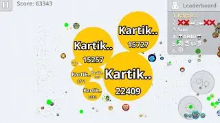 AGARIO MOBILE//BEST MOMENTS //BAITS//INSANE CANNON SPLIT//SELF FEED COUNTER//VIRUS AFK//TROLLING