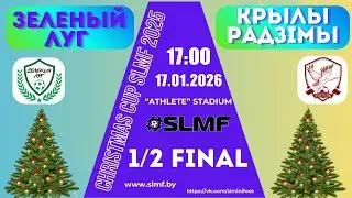 Зеленый луг - Крылы Радзiмы (1/2 Christmas GOLD Cup SLMF 2025/2026)