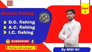 Electric Fishing || Different Methods of Electric Fishing || Trawl Net Fishing || #seniorsscience