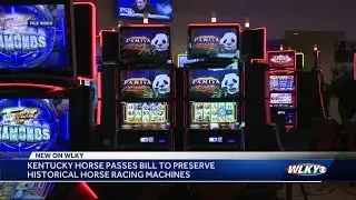 Bill aimed at legalizing historical horse racing machines in KY now heads to governor's desk