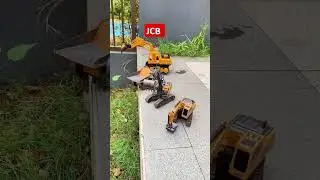 jcb construction vehicles American hybrid transporter truck excavator and crane #heavyduty #jcb #usa
