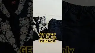 GET QUEENLY co-ord set in black 🖤#fashion #kurtimaterial #readymadeclothes #youtubeshorts