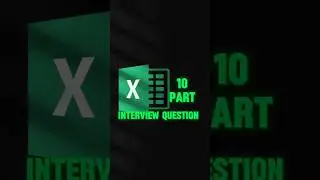 interview question of Excel ke sawal #shorts #excel