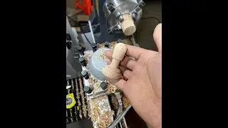 Mini cnc wood lathe for making wooden stamp handle,wood turning machine,wood lathe machine