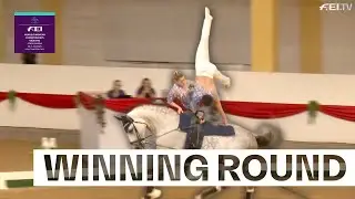 🇮🇹 Italian power duo strike gold! 👑 | Senior Pas De Deux - FEI Vaulting European Championship&trade; 2025