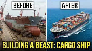 How Container Ships Are Built 🚢 | World&rsquo;s Biggest Cargo Ship Manufacturing Process | ASMR Factory