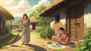 Ghibli Style Morning To Night Village Life | Peaceful Daisy Daily Routine