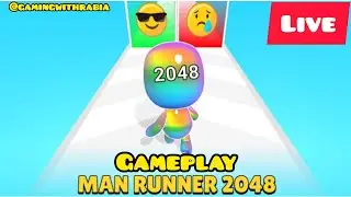 Man runner 2048 game/All levels live gameplay walkthrough
