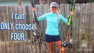 MOST versatile FISHING rods (I can ONLY pick FOUR)