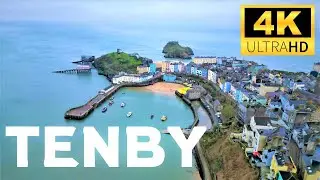 Tenby, Pembrokeshire, Wales 4K Drone Footage