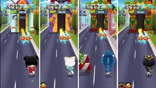 Talking Tom Gold Run: Talking Tom,Talking Angela,Talking Hank,Talking Ginger (Android/iOS) Gameplay